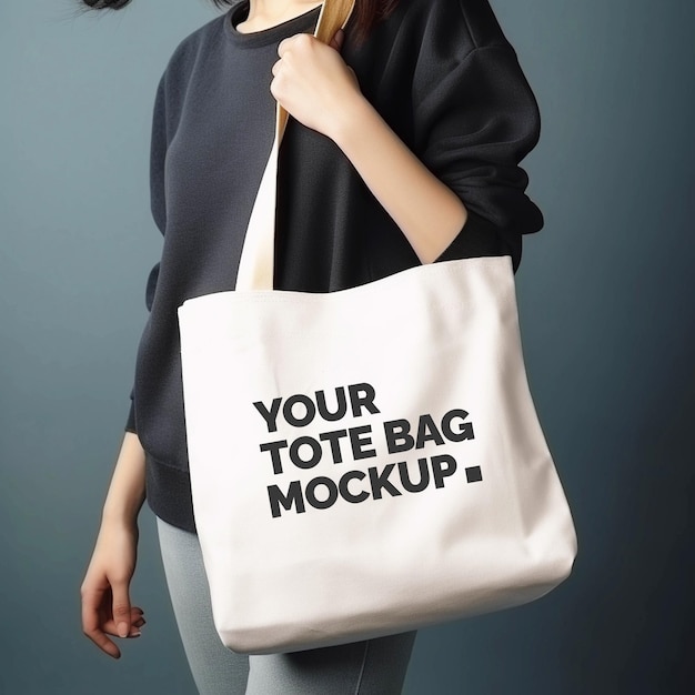 PSD psd tote bag eco zak mockup