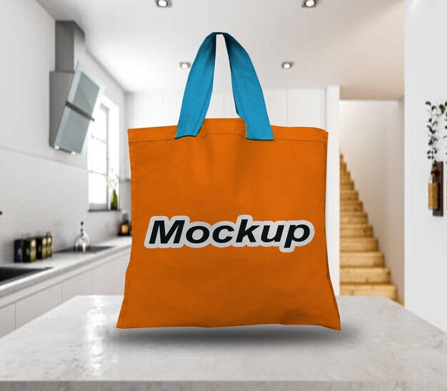 Psd tote tasontwerp voor mockup