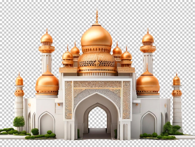 PSD psd tradycyjna architektura islamska png na przezroczystym tle