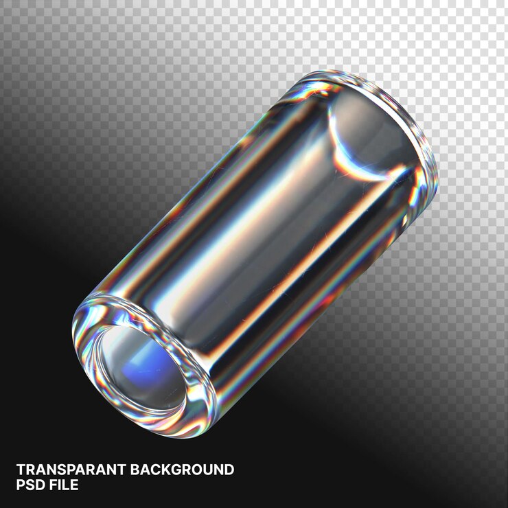 PSD psd transparant chrome render shape