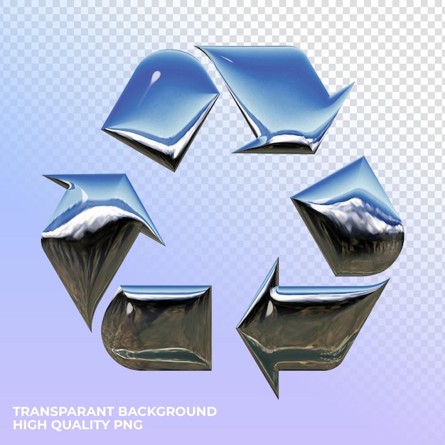 Psd transparant chrome render shape