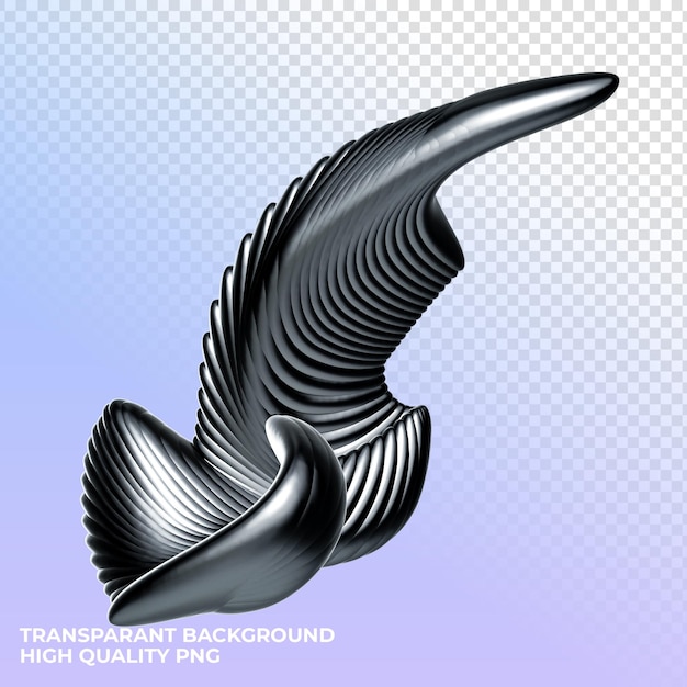 PSD psd transparant chrome render shape