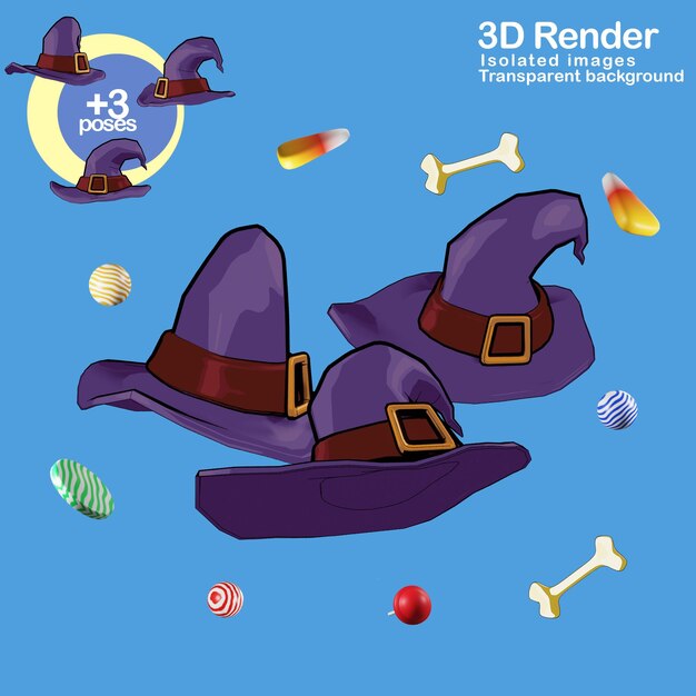 PSD psd transparent backgorund halloween witcher hat