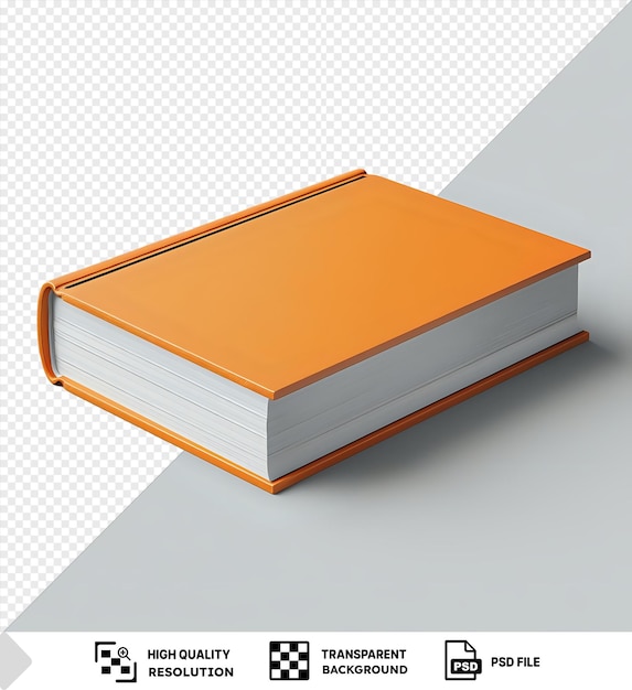 PSD psd transparent background book on a table png