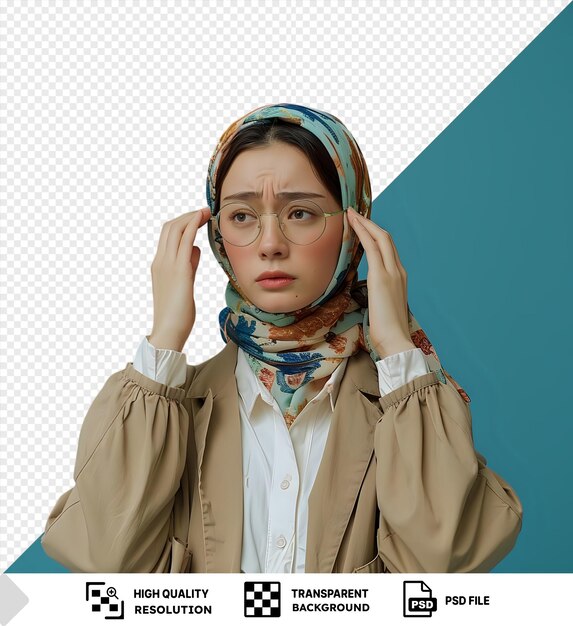 PSD psd transparent background bring on the painkillers studio shot of a young woman experiencing a headache