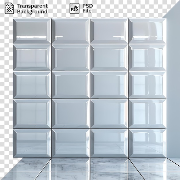Psd transparent background kitchen backsplash in the corner of the room