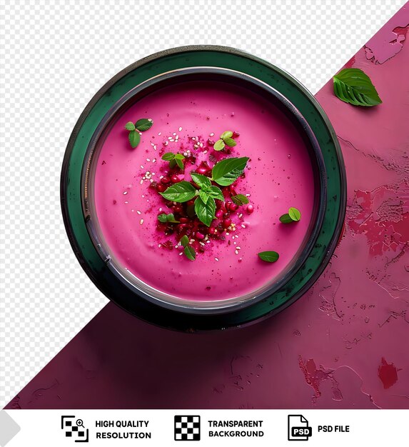 PSD psd transparent background yayla corbasi food in a bowl