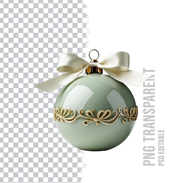 PSD psd transparent christmas ball