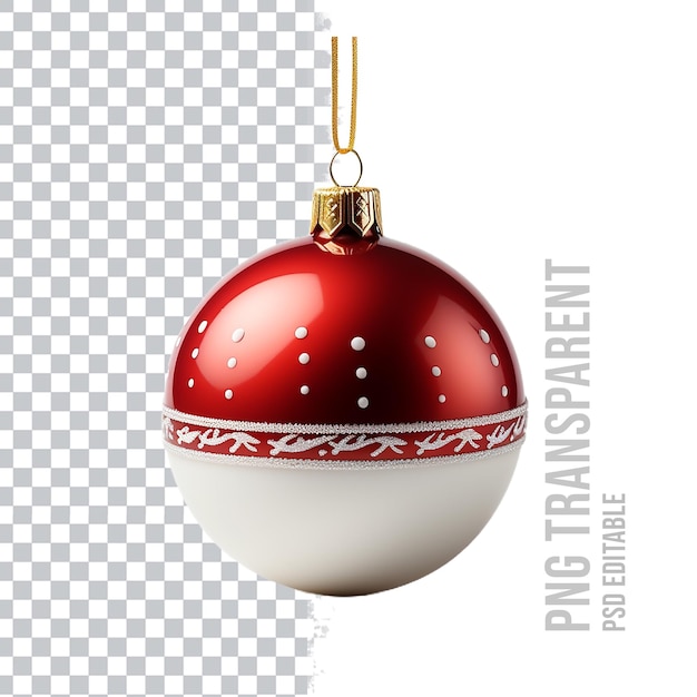 PSD psd transparent christmas ball