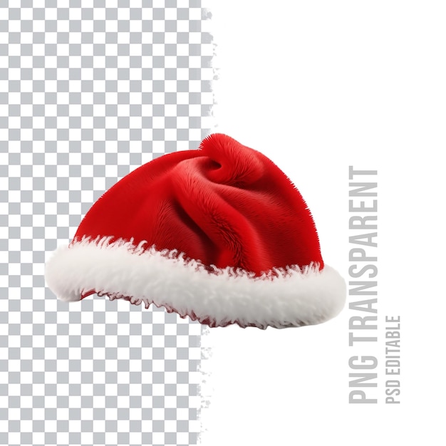 PSD Прозрачная рождественская шляпа psd