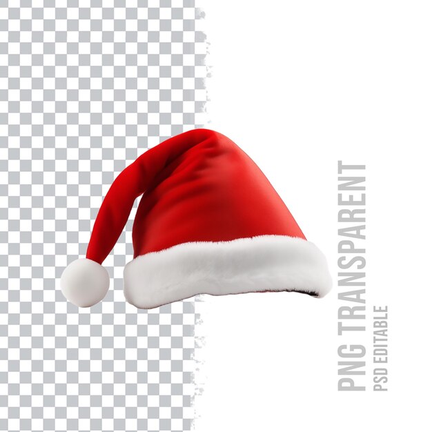 PSD psd transparent christmas hat