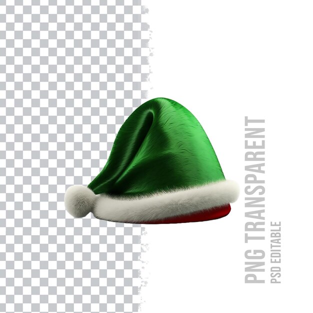 PSD psd transparent christmas hat