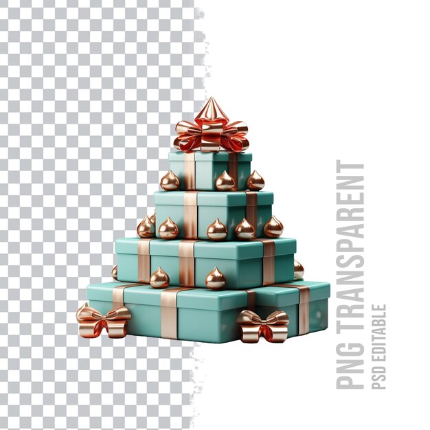 PSD psd transparent christmas tree