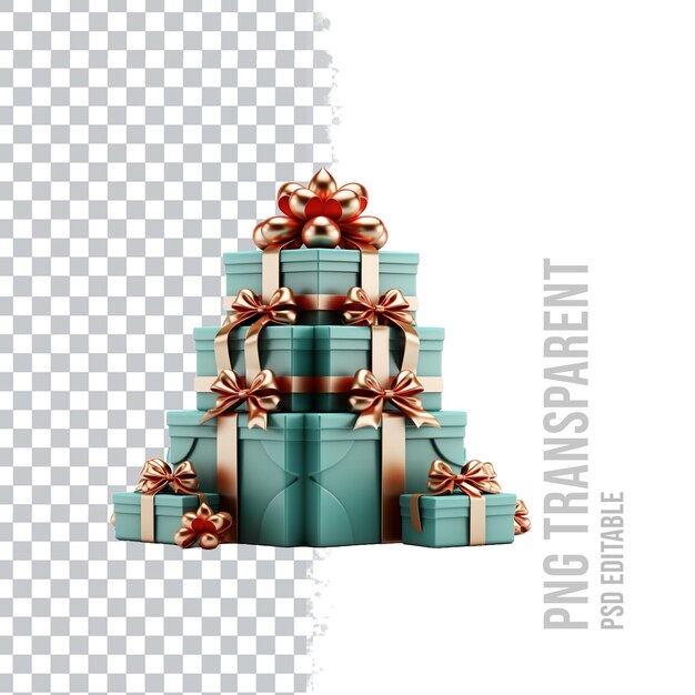 Psd transparent christmas tree