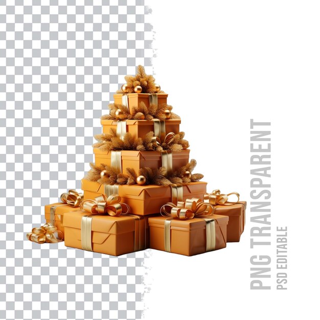 Psd transparent christmas tree