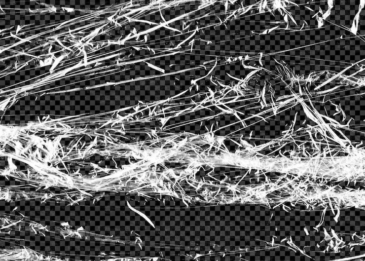 PSD psd transparent plastic texture on background
