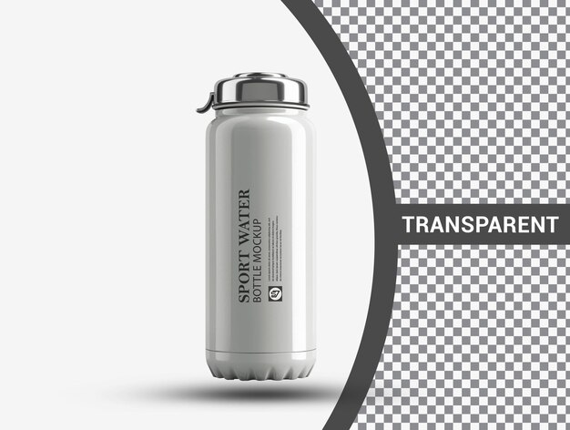 PSD psd transparent sport water bottle mockup