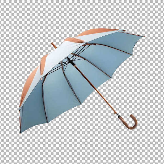 Psd travel umbrella isolated on transparent background png cutout