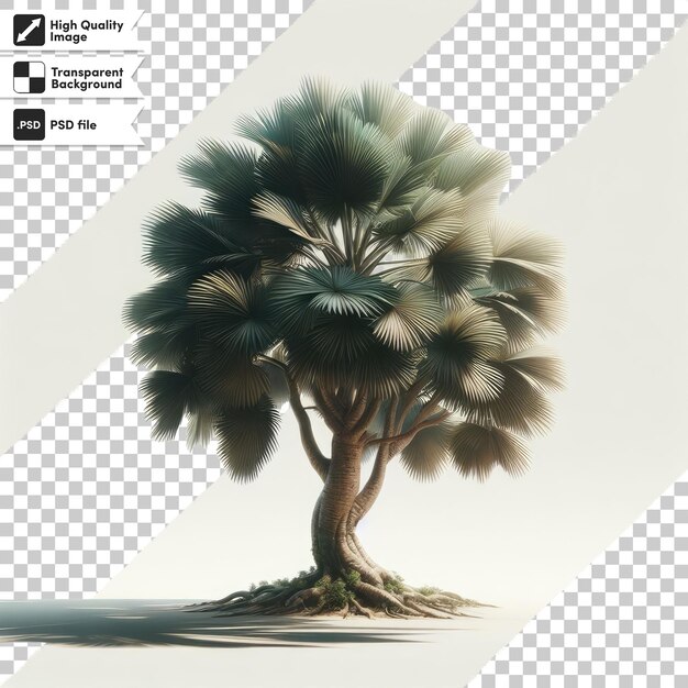 PSD psd tree isolated on transparent background