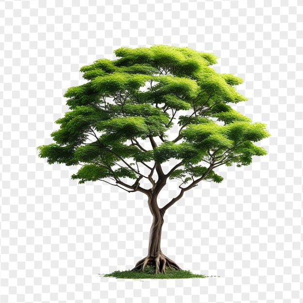 PSD psd tree isolated on white background