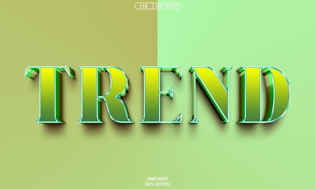 Psd trend text style effect