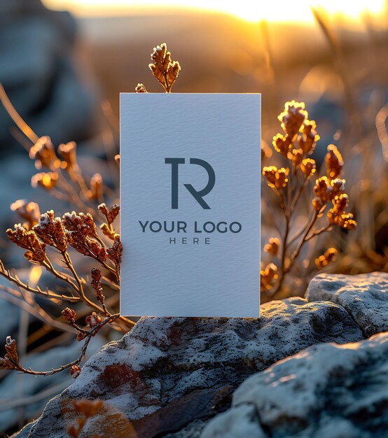 Psd Trending Luxury Namecard Mockup Design Unikalna Elegancka I Inspirowana Naturą Wizytówka