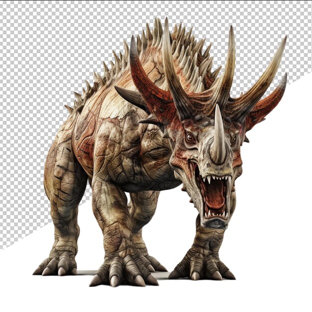 PSD psd triceratops dinosaur 3d