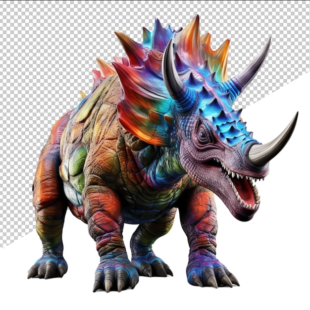 PSD psd triceratops dinosaur 3d