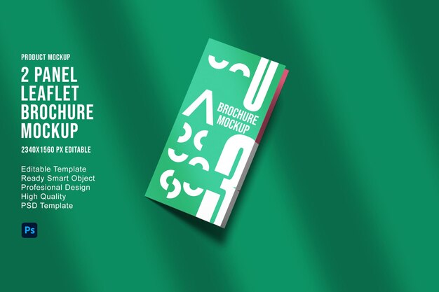 Mockup di brochure a tre ante psd