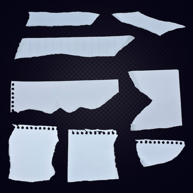 Psd tron ripped paper cut edge background