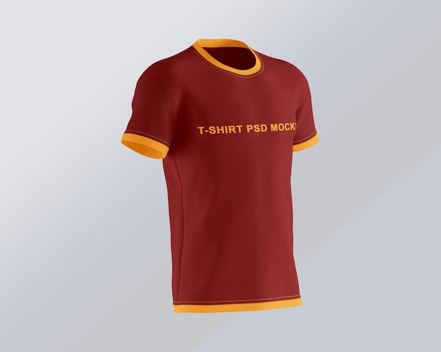 Psd tshirt front view mockup