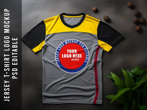 Psd tshirt jersey mockup