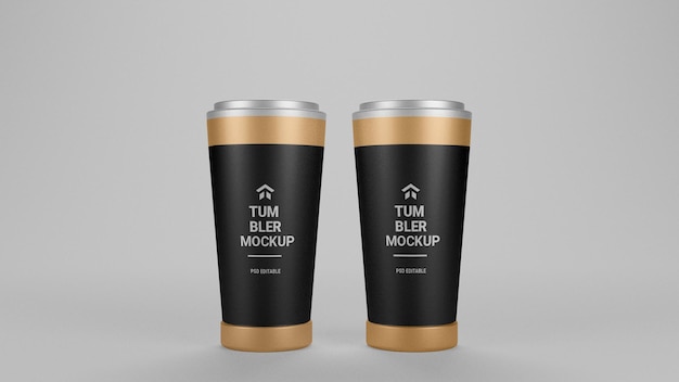 Psd tumbler mockup