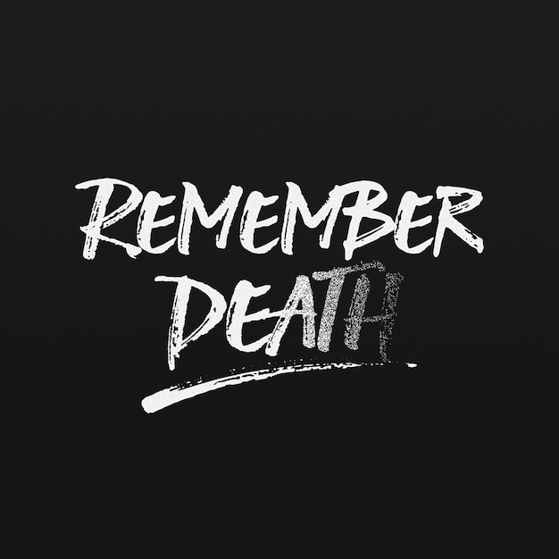 PSD psd typography qoutes on black background instagram post template