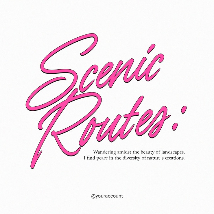PSD psd typography quotes design for social media and instagram post template