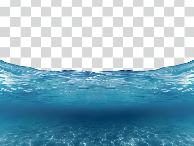 透明な背景の水中psd