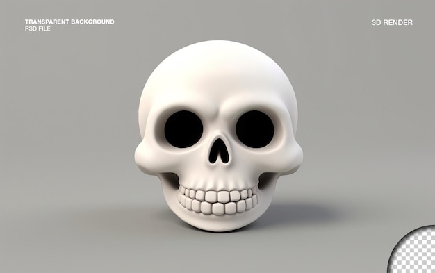 PSD psd van 3d-gerenderde halloween-karakterontwerp