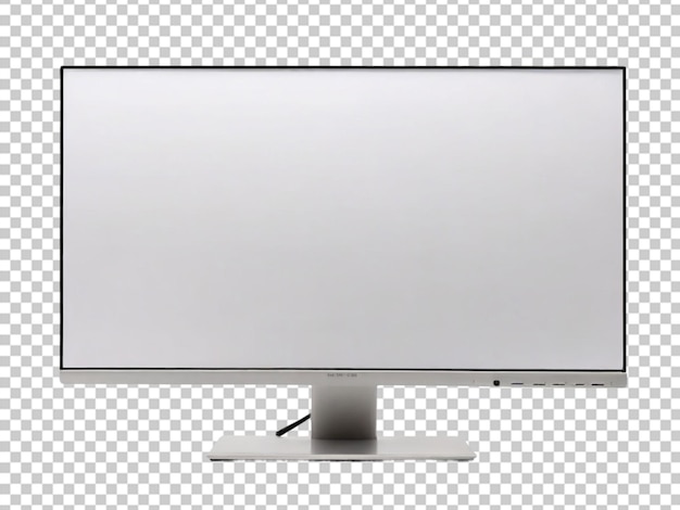 PSD psd van computer tv mockup op transparante achtergrond