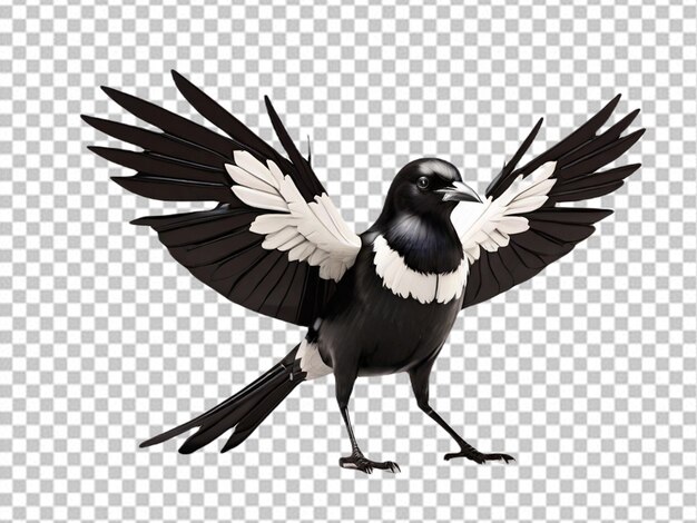 PSD psd van een 3d magpie