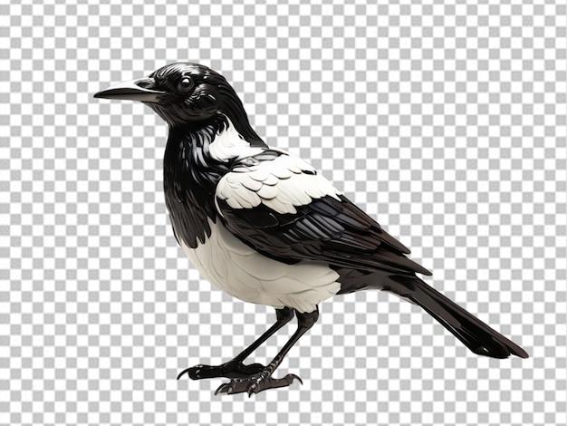 Psd van een 3d magpie