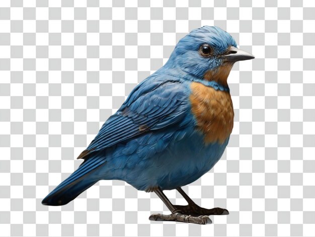 PSD psd van een blauwe vogel