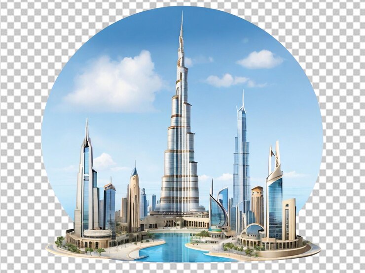 PSD van een Burj Khalif