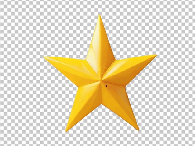 PSD psd van een gele ster