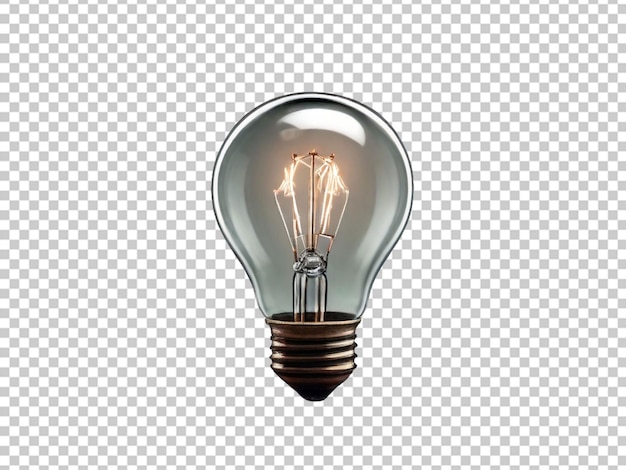 PSD psd van een gloeiende lamp