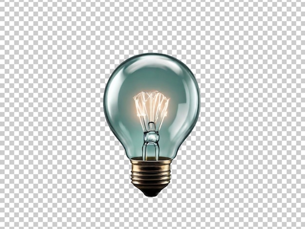 Psd van een gloeiende lamp