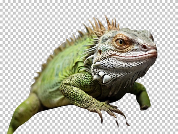 PSD psd van een groene iguana