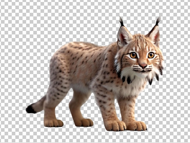 PSD psd van een lynx.