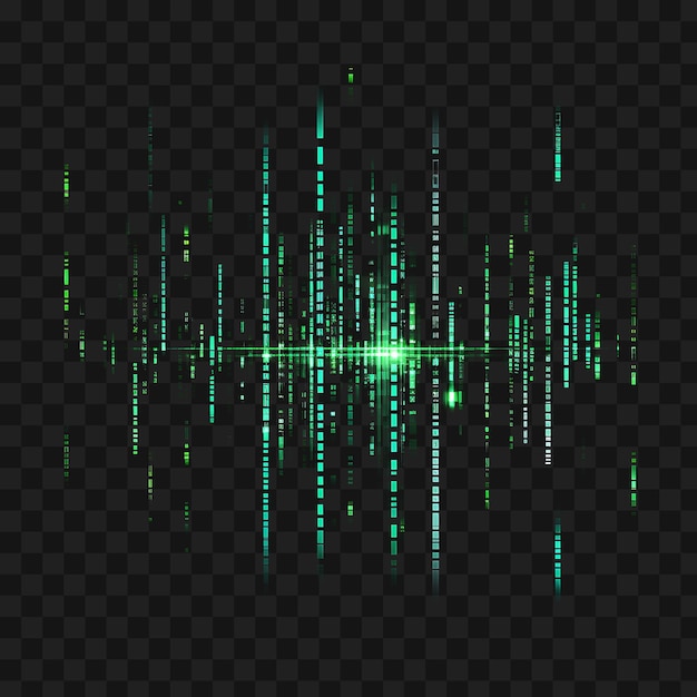 Psd van het hacken van borderline design neon lines style binary code desig transparent clipart png 4096px