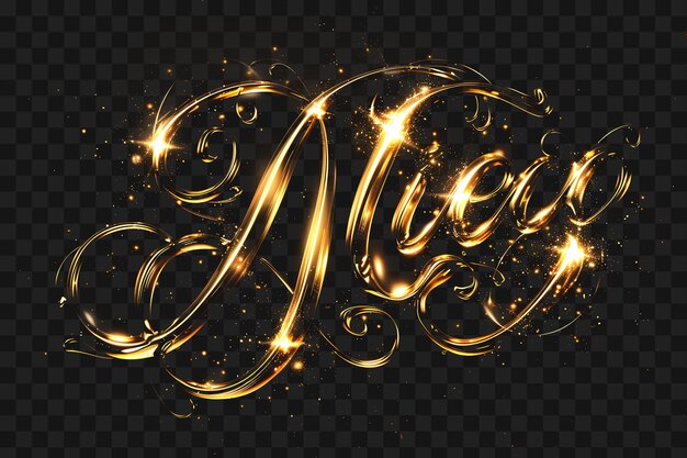 PSD psd van luminous cursive script letters met een metallic chrome textu neon frame art design template