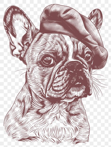 Psd vector charming custom black and white cnc illustration pet portraits and outline art tattoo